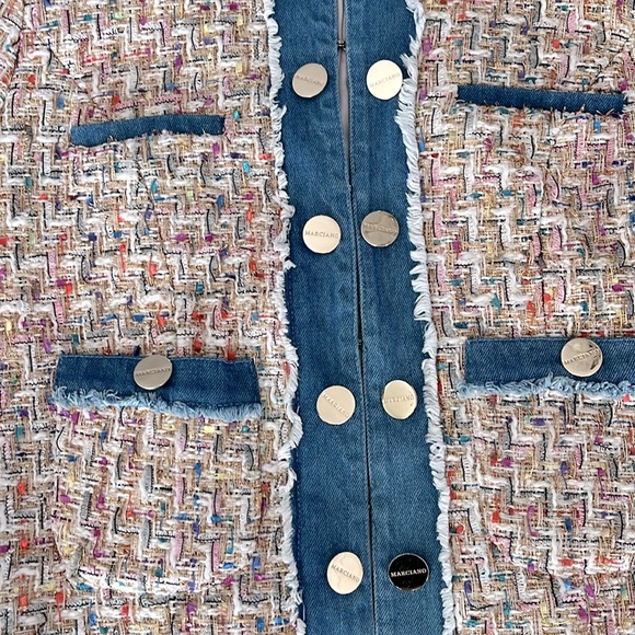 Marciano Guess Metallic Tweed Cropped jacket - Picture 3 of 7